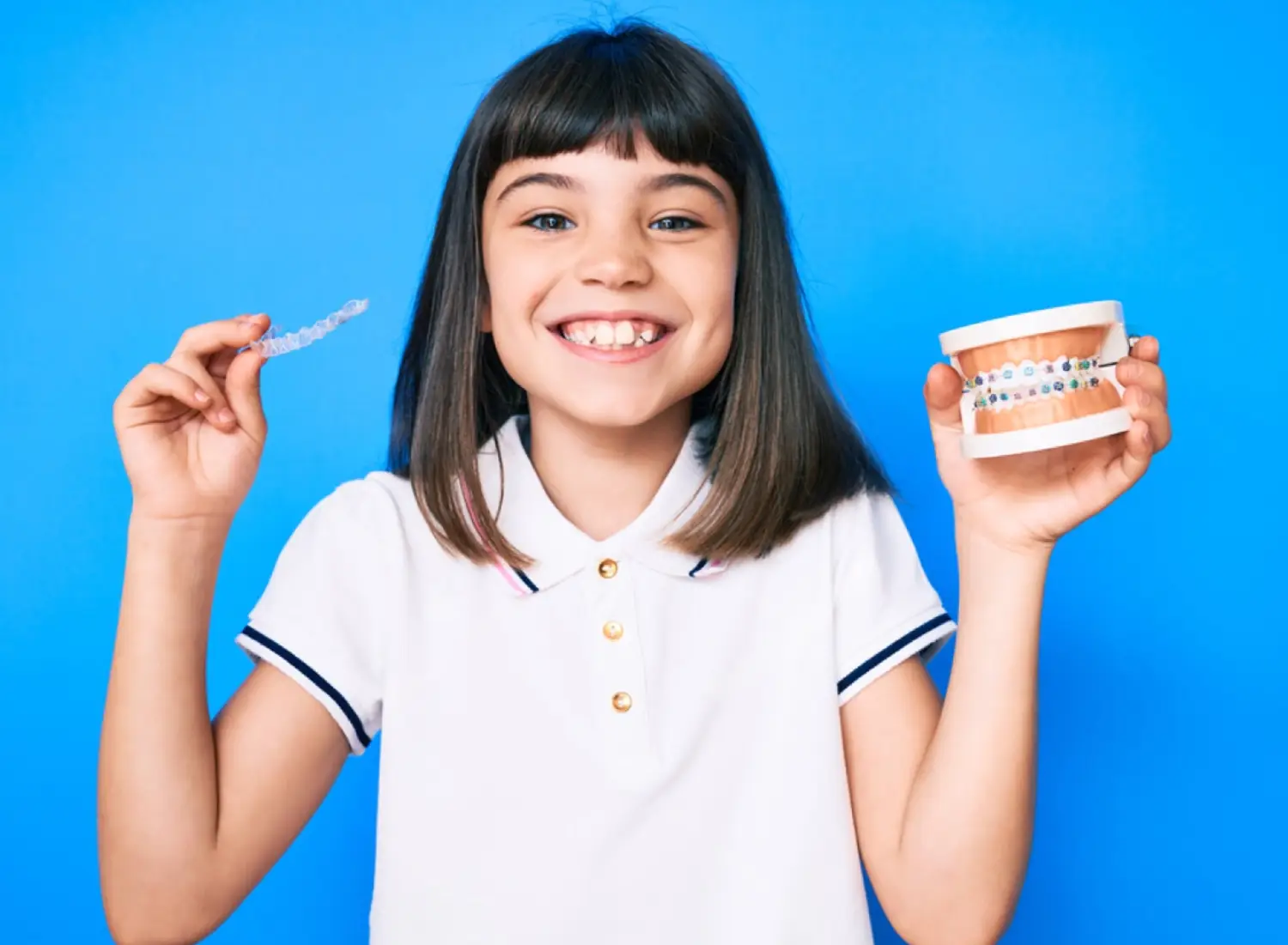 Ortodoncia fija o invisible en niños